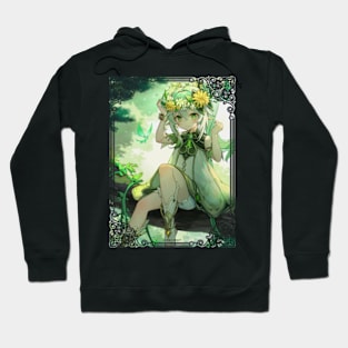 Nahida on a branch - Genshin Impact Hoodie